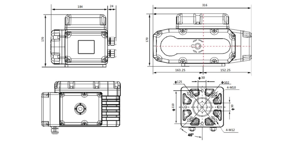 Multi-turn actuator
