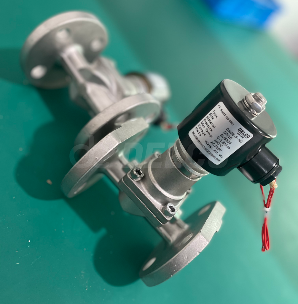 High-pressure solenoid valve